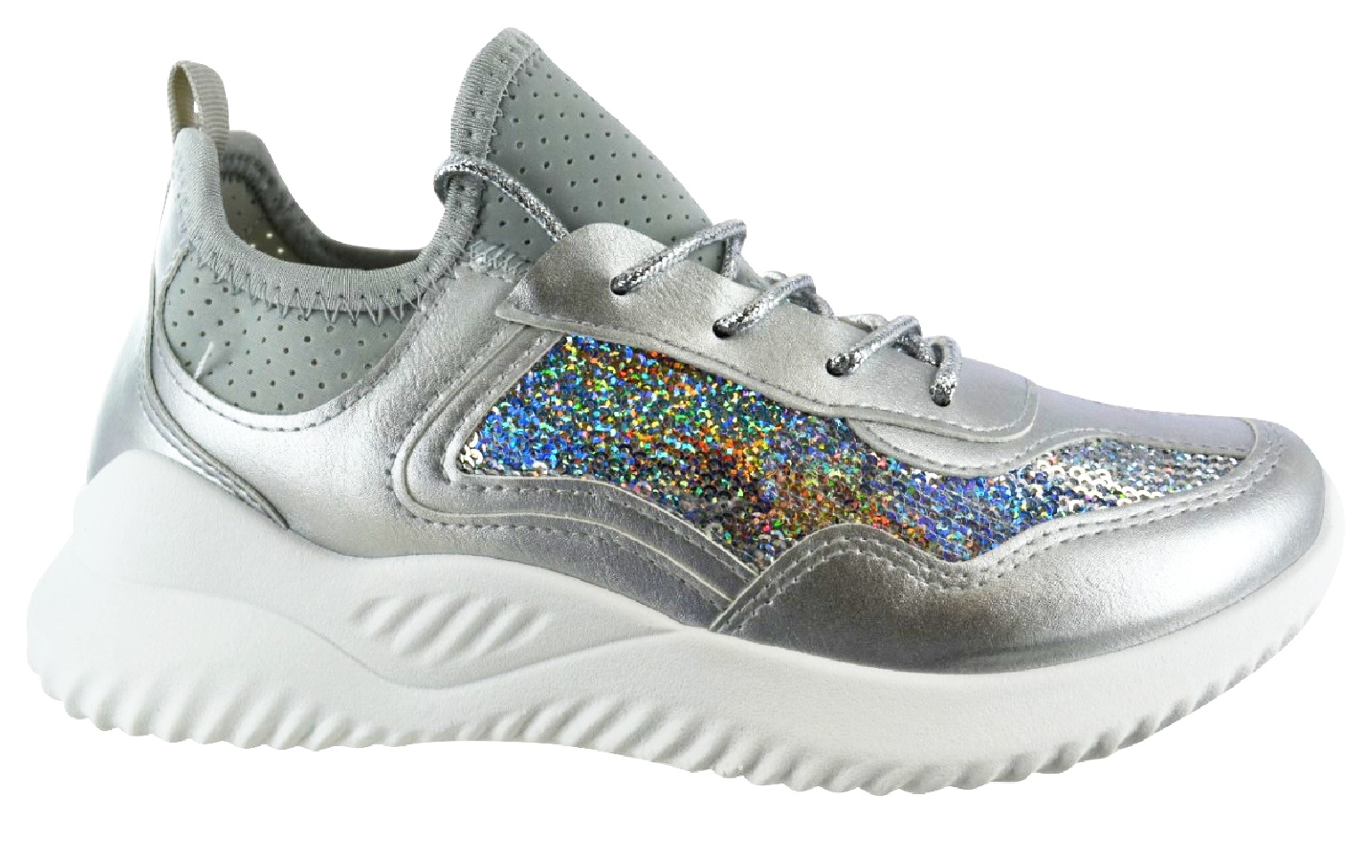 ladies glitter trainers uk